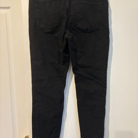 Free People We the Free Stella High Rise Button Fly Raw Hem Skinny Jeans  Size32 - Picture 4 of 5